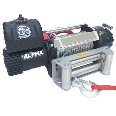 Bulldog Winch - 15000lb Alpha Truck Winch, Wire rope, Roller Fairlead - Image 2