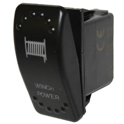 Bulldog Winch - Winch Power Rocker Switch - ON/OFF 5-Pin-Red - Image 1