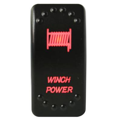 Bulldog Winch - Winch Power Rocker Switch - ON/OFF 5-Pin-Red - Image 3