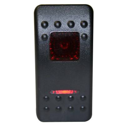 Bulldog Winch - Rocker Switch - Momentary (ON)/OFF Lighted Red 3-Pin - Image 2