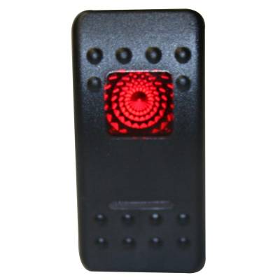 Bulldog Winch - Rocker Switch - Momentary (ON)/OFF Lighted Red 3-Pin - Image 3