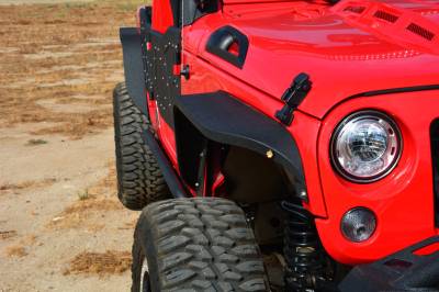 DV8 Offroad - DV8 Slim Fenders Front & Rear for 2007-2017 Jeep Wrangler JK - Image 2