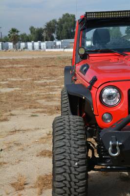 DV8 Offroad - DV8 Slim Fenders Front & Rear for 2007-2017 Jeep Wrangler JK - Image 3