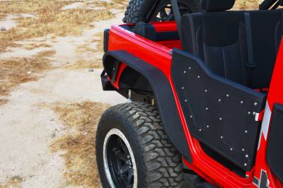 DV8 Offroad - DV8 Slim Fenders Front & Rear for 2007-2017 Jeep Wrangler JK - Image 5