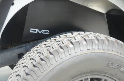 DV8 Offroad - DV8 Aluminum Inner Fender Rear Black Jeep JK - Image 3