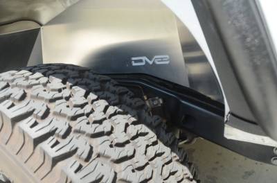 DV8 Offroad - DV8 Aluminum Inner Fender Rear Raw Jeep JK - Image 2