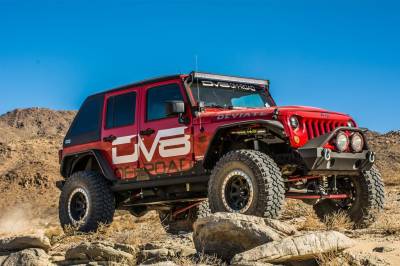 DV8 Offroad - Flat Tube Fenders Front & Rear 2007-2017 Jeep Wranglers JK - Image 4