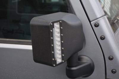 DV8 Offroad - Jeep Wrangler LED Mirrors w/ Turn Signal Option - Image 2