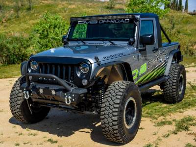 DV8 Offroad - Steel Mid Front Bumper 11 w/ LED Lights for 07-17 Jeep Wrangler - Image 5