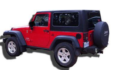 DV8 Offroad - Jeep Hard Top Square Back JK 2 Door 2 Piece for 07-17 Jeep Wranglers - Image 2