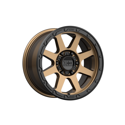 XD SERIES WHEELS - 17 x 9 XD  ADDICT 2 MATTE BRONZE W/ MATTE BLACK LIP - 6X135 - 5.71" BS - Image 2