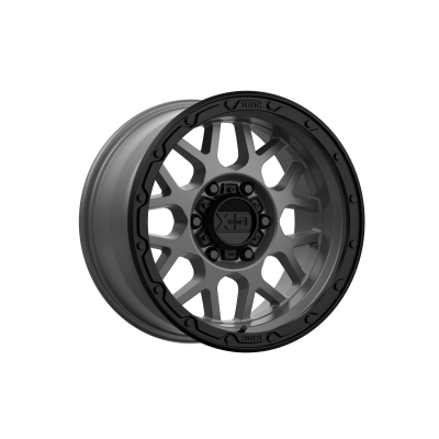 XD SERIES WHEELS - 17 x 9 XD  GRENADE OR MATTE GRAY W/ MATTE BLACK LIP - 6X135 - 4.53" BS - Image 2