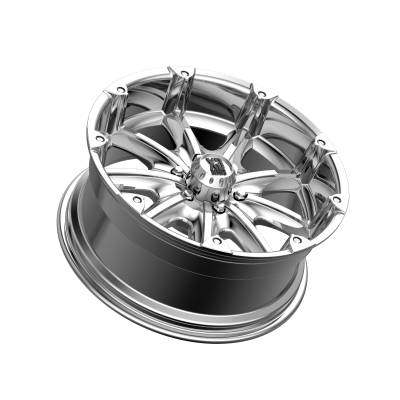 XD SERIES WHEELS - 20 x 9 XD  BADLANDS CHROME - 6X5.5 - 4.53" BS - Image 3