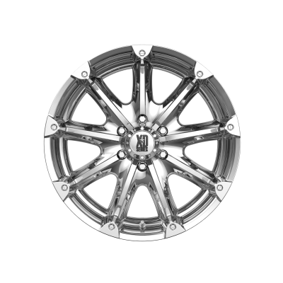 XD SERIES WHEELS - 20 x 9 XD  BADLANDS CHROME - 6X5.5 - 4.53" BS - Image 4