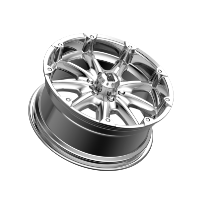 XD SERIES WHEELS - 20 x 9 XD  BADLANDS CHROME - 6X5.5 - 5.71" BS - Image 3