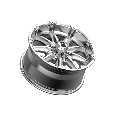 XD SERIES WHEELS - 18 x 9 XD  BADLANDS CHROME - 6X5.5 - 5.71" BS - Image 3