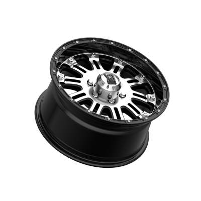 XD SERIES WHEELS - 18 x 9 XD  HOSS GLOSS BLACK MACHINED - 6X5.5 - 5.71" BS - Image 3