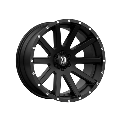 XD SERIES WHEELS - 20 x 10 XD  HEIST SATIN BLACK - 6X135 - 4.56" BS - Image 2