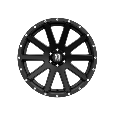 XD SERIES WHEELS - 20 x 10 XD  HEIST SATIN BLACK - 6X135 - 4.56" BS - Image 4