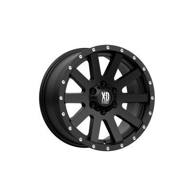 XD SERIES WHEELS - 16 x 8 XD  HEIST SATIN BLACK - 6X4.5 - 4.89" BS - Image 2