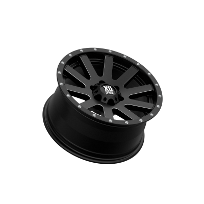 XD SERIES WHEELS - 16 x 8 XD  HEIST SATIN BLACK MILLED - 6X4.5 - 4.89" BS - Image 3