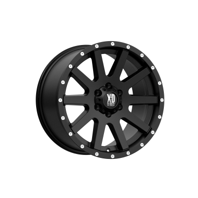 XD SERIES WHEELS - 17 x 9 XD  HEIST SATIN BLACK - 6X4.5 - 6.18" BS - Image 2