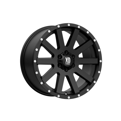 XD SERIES WHEELS - 18 x 9 XD  HEIST SATIN BLACK - 6X135 - 6.18" BS - Image 2