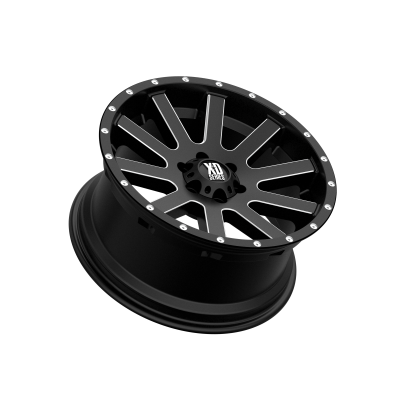 XD SERIES WHEELS - 18 x 9 XD  HEIST SATIN BLACK MILLED - 6X5.5 - 5.71" BS - Image 3