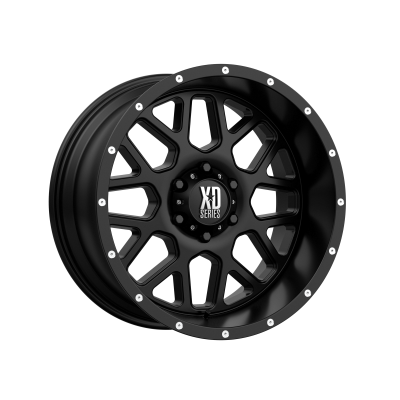 XD SERIES WHEELS - 20 x 10 XD  GRENADE SATIN BLACK - 6X135 - 4.56" BS - Image 2