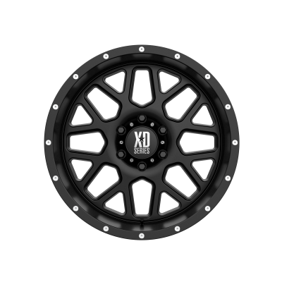 XD SERIES WHEELS - 20 x 10 XD  GRENADE SATIN BLACK - 6X135 - 4.56" BS - Image 4