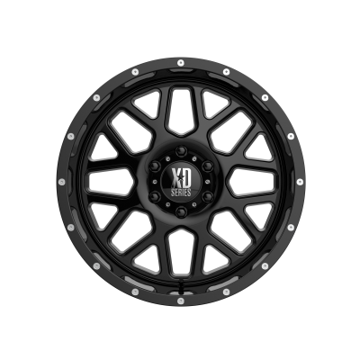 XD SERIES WHEELS - 20 x 10 XD  GRENADE GLOSS BLACK - 6X5.5 - 4.56" BS - Image 4