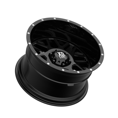 XD SERIES WHEELS - 20 x 12 XD  GRENADE GLOSS BLACK - 6X5.5 - 4.77" BS - Image 3