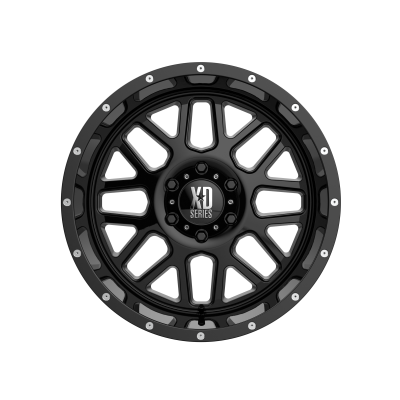 XD SERIES WHEELS - 20 x 12 XD  GRENADE GLOSS BLACK - 6X5.5 - 4.77" BS - Image 4