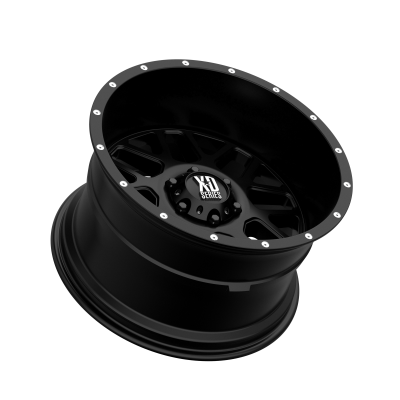 XD SERIES WHEELS - 20 x 12 XD  GRENADE SATIN BLACK - 6X5.5 - 4.77" BS - Image 3