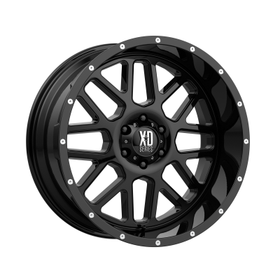 XD SERIES WHEELS - 22 x 10 XD  GRENADE GLOSS BLACK - 6X135 - 4.56" BS - Image 2