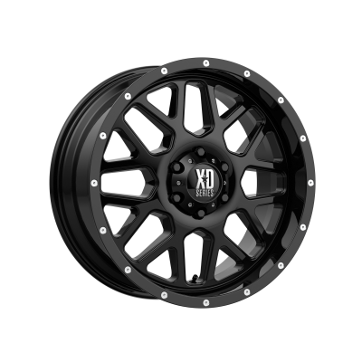 XD SERIES WHEELS - 20 x 9 XD  GRENADE GLOSS BLACK - 6X135 - 5.71" BS - Image 2