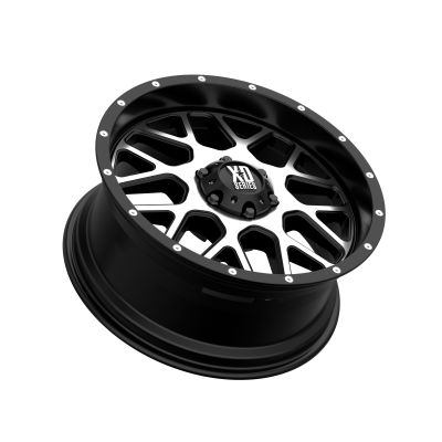 XD SERIES WHEELS - 20 x 9 XD  GRENADE SATIN BLACK W/ MACHINED FACE - 6X135 - 5.71" BS - Image 3