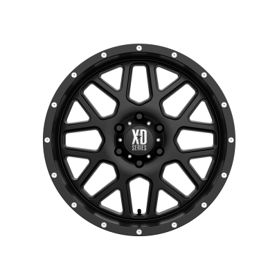 XD SERIES WHEELS - 20 x 9 XD  GRENADE SATIN BLACK - 6X135 - 5" BS - Image 4