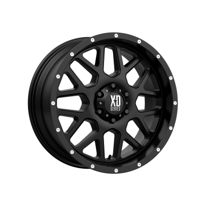 XD SERIES WHEELS - 20 x 9 XD  GRENADE SATIN BLACK - 6X135 - 5.71" BS - Image 2