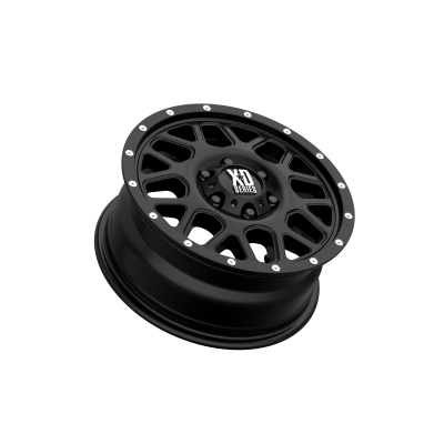 XD SERIES WHEELS - 16 x 7 XD  GRENADE SATIN BLACK - 6X130 - 5.65" BS - Image 3