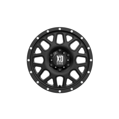 XD SERIES WHEELS - 16 x 7 XD  GRENADE SATIN BLACK - 6X130 - 5.65" BS - Image 4