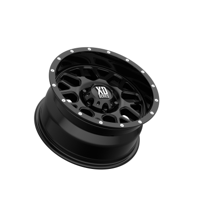 XD SERIES WHEELS - 17 x 9 XD  GRENADE GLOSS BLACK - 6X5.5 - 4.53" BS - Image 3