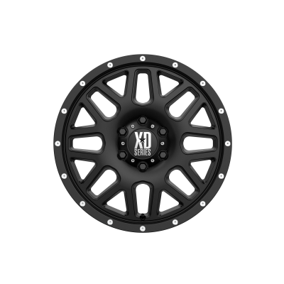 XD SERIES WHEELS - 18 x 8 XD  GRENADE SATIN BLACK - 6X130 - 6" BS - Image 4