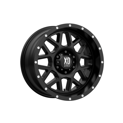 XD SERIES WHEELS - 18 x 9 XD  GRENADE SATIN BLACK - 6X135 - 4.53" BS - Image 2