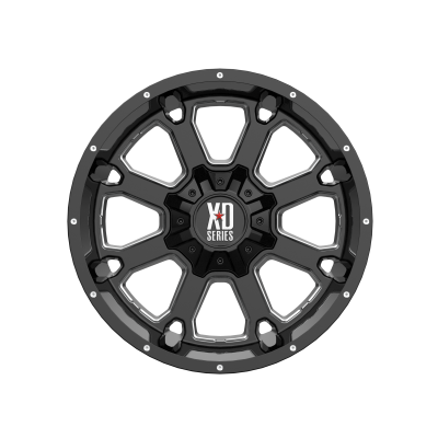 XD SERIES WHEELS - 20 x 10 XD  BUCK 25 GLOSS BLACK MILLED - 6X135/5.5 - 4.56" BS - Image 4