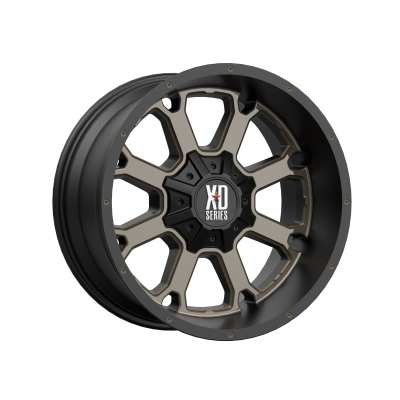 XD SERIES WHEELS - 20 x 10 XD  BUCK 25 MATTE BLACK W/ DARK TINT - 6X135/5.5 - 4.56" BS - Image 2