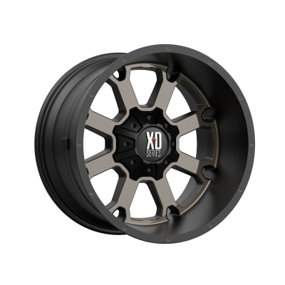 XD SERIES WHEELS - 20 x 12 XD  BUCK 25 MATTE BLACK W/ DARK TINT - 6X135/5.5 - 4.77" BS - Image 2