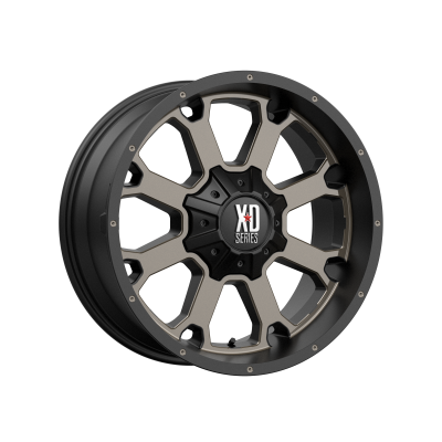 XD SERIES WHEELS - 20 x 9 XD  BUCK 25 MATTE BLACK W/ DARK TINT - 6X135/5.5 - 5" BS - Image 2