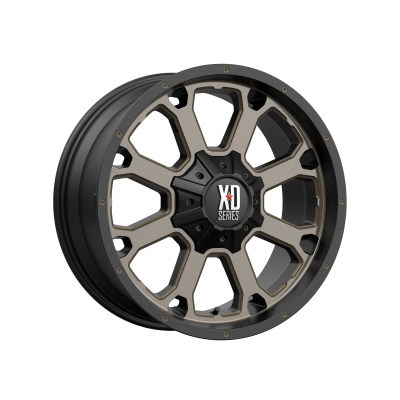 XD SERIES WHEELS - 20 x 9 XD  BUCK 25 MATTE BLACK W/ DARK TINT - 6X135/5.5 - 6.18" BS - Image 2