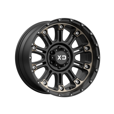 XD SERIES WHEELS - 20 x 10 XD  HOSS II SATIN BLACK MACH W/ DARK TINT - 6X135 - 4.56" BS - Image 2